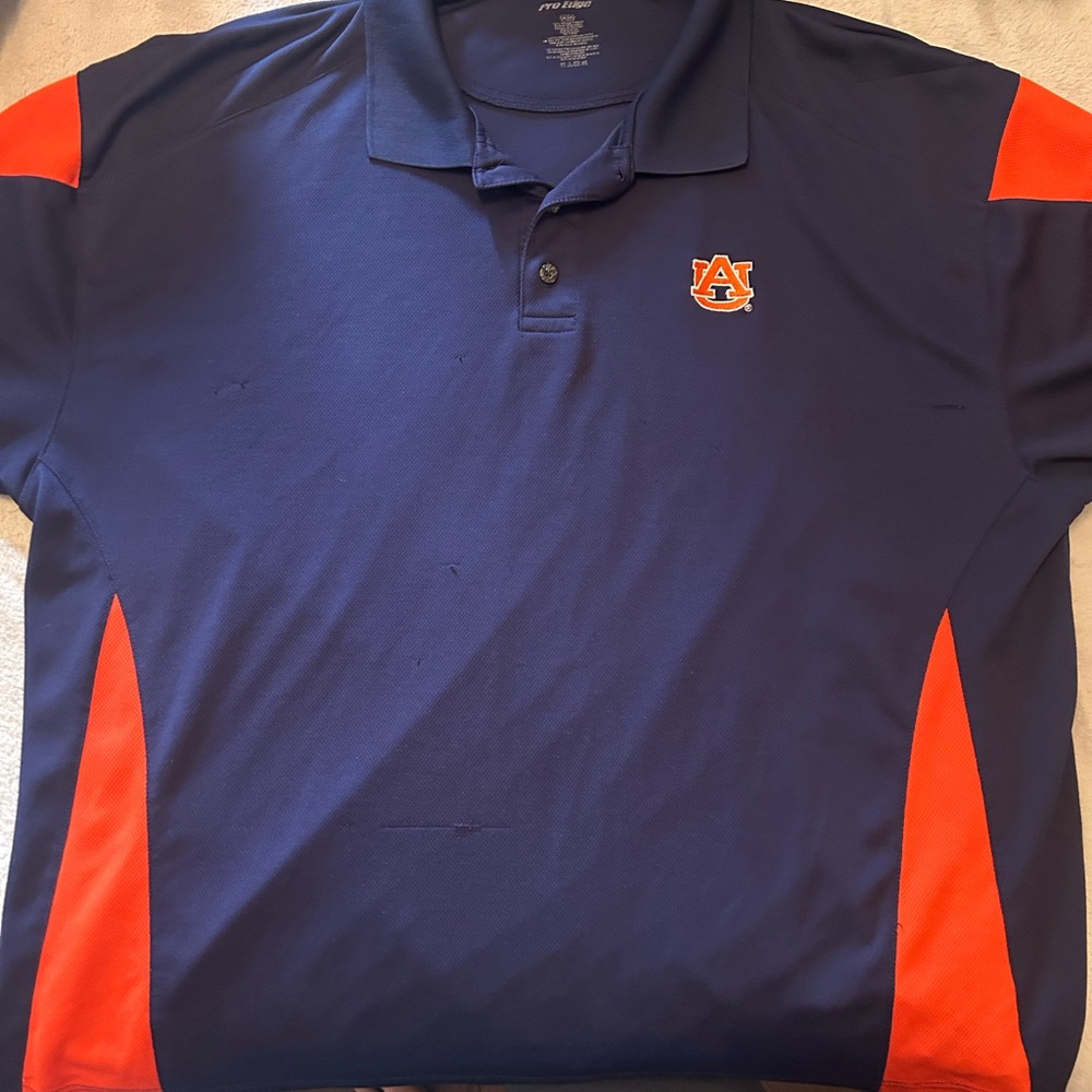 Auburn Navy and Orange Polo